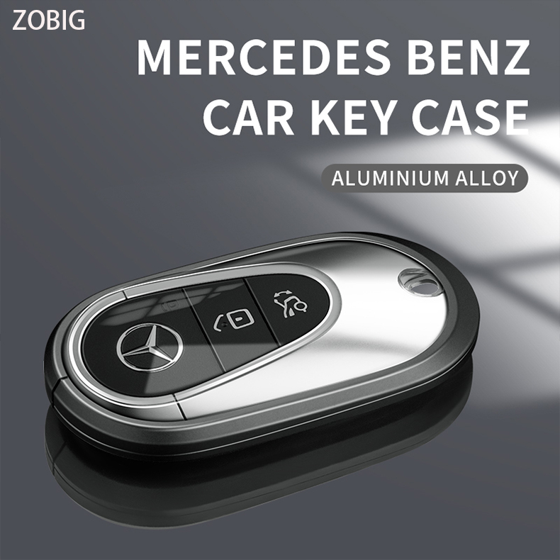Vỏ Bảo Vệ Chìa Khóa Xe Hơi Mercedes Benz 2017-2023 A-Class G-Class E-Class Bằng Hợp Kim Nhôm