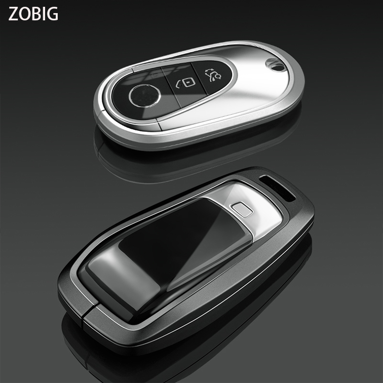 Vỏ Bảo Vệ Chìa Khóa Xe Hơi Mercedes Benz 2017-2023 A-Class G-Class E-Class Bằng Hợp Kim Nhôm