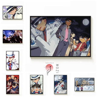 MOZI✨conan 40*50CM tranh tô màu theo số tranh tô màu số hoá tranh sơn dầu số  tranh sơn dầu số hóa bts sơn acrylic  tranh số hoá anime tranh số hoáTranh Sơn Dầu Acrylic Họa Tiết Hoạt Hình Conan Độc Đáo diy