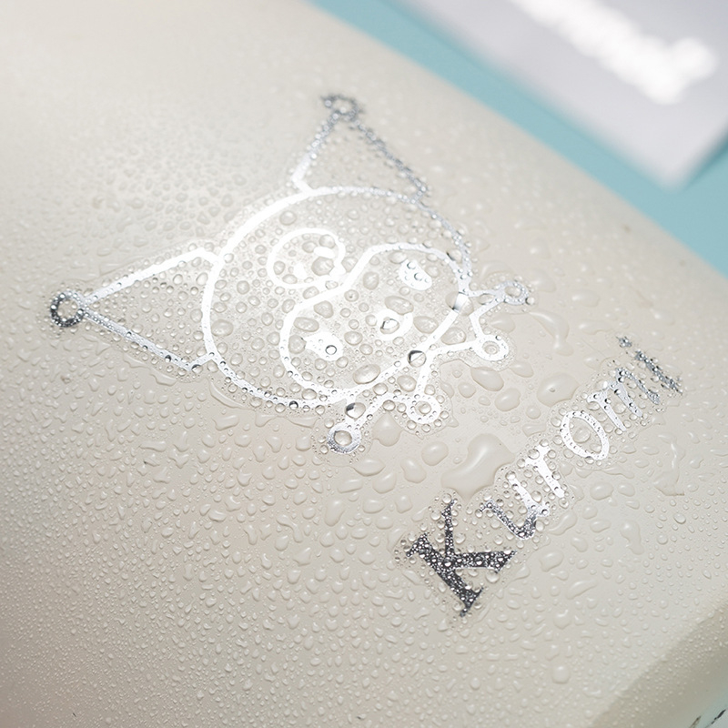 Miếng Dán Kim Loại Chống Thấm Nước Hình Sanrio Màu Bạc Trang Trí Điện Thoại