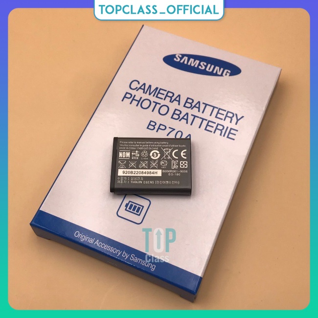 Bộ Sạc Pin Máy Ảnh Kỹ Thuật Số Bp70a Cho Samsung Es80 Es90 Es95 St77 St88 St150f