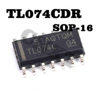 10pcs tl074cdr sop-14 tl074c chip ic khuếch đại op kênh đơn