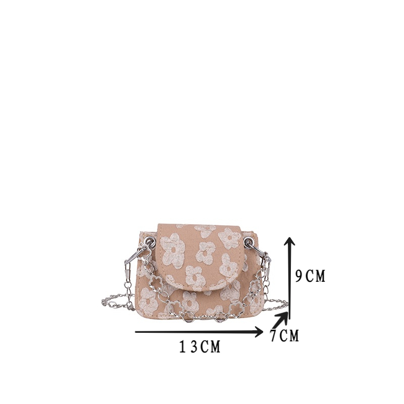 XINYIMEI Túi Đeo Chéo Một Bên Vai mini Hình Vuông Có Dây Xích Thời Trang Phổ Biến Dành Cho Bạn Nữ