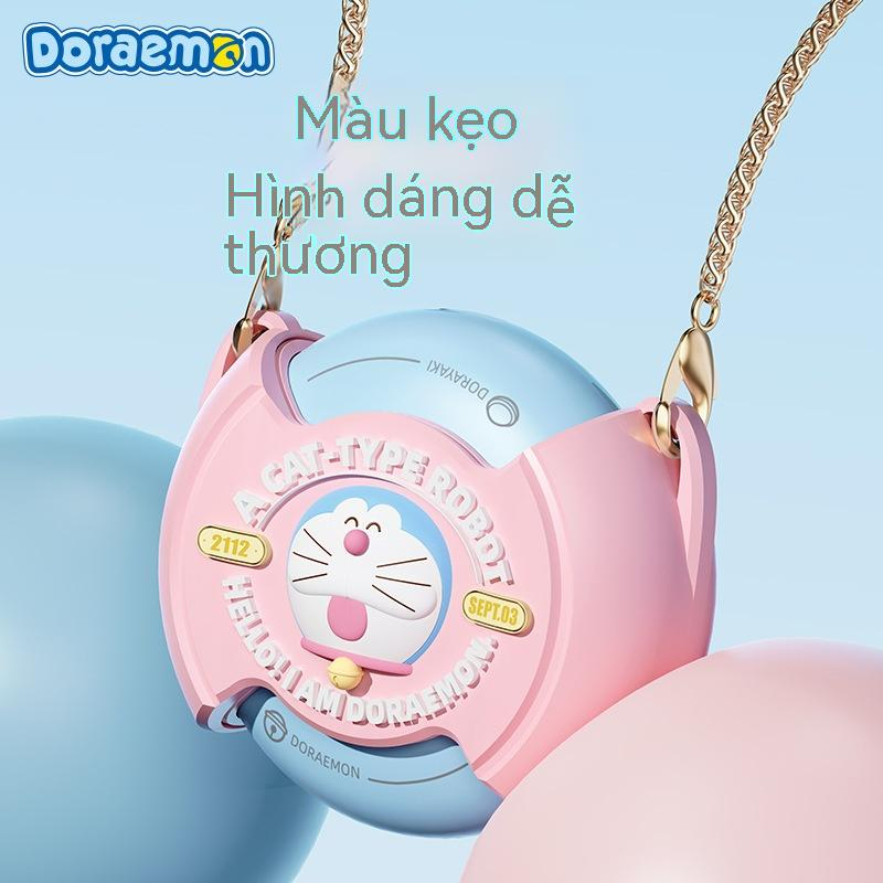 Tai nghe bluetooth doraemon xoay TWS hoạt hình dễ thương treo cổ nửa tai tai nghe bluetooth bé gái quà tặng trái tim