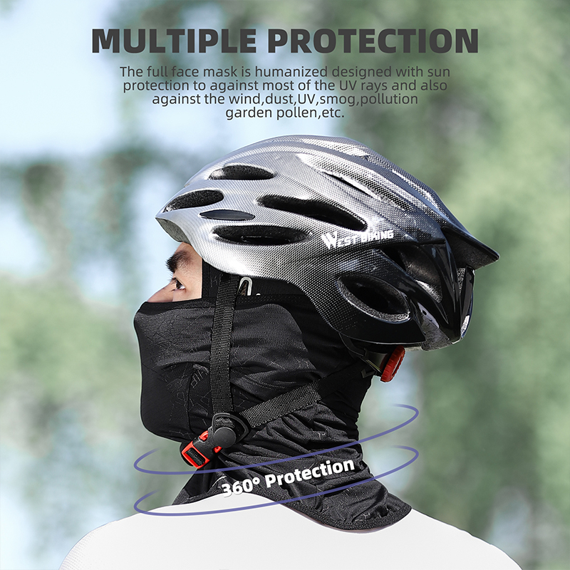 Mặt Nạ Lụa Lạnh Mùa Hè Với Lỗ Thoáng Khí Balaclava Che Phủ Toàn Diện
