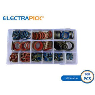 Clectrapick Set 100 Vòng Đệm Cao Su M6 - M30 Đa Năng Tiện Dụng
