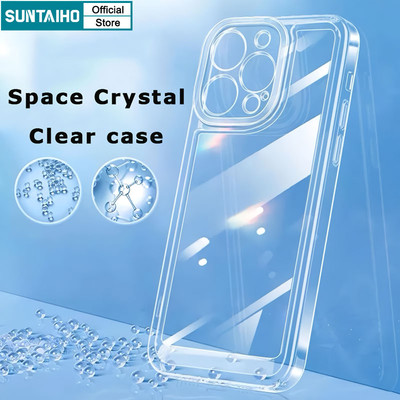 Suntaiho Ốp lưng iphone Ốp điện thoại trong suốt chống sốc thích hợp cho IPHONE 13 12 11 PRO MAX XS MAX XR X 7 PLUS 8 PLUS