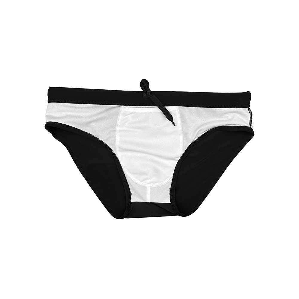 Quần Bơi Tam Giác Lưng Thấp Màu Đen Cho Nam GG643