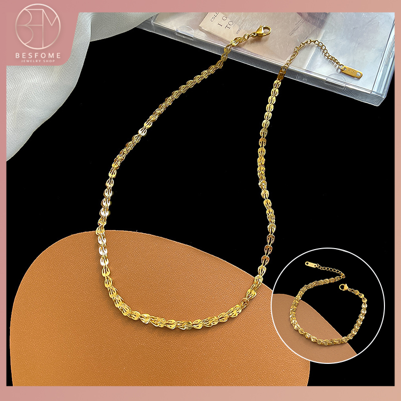 Bộ Trang Sức Mạ Vàng 18k Hình Đuôi Phượng Hoàng Thời Trang