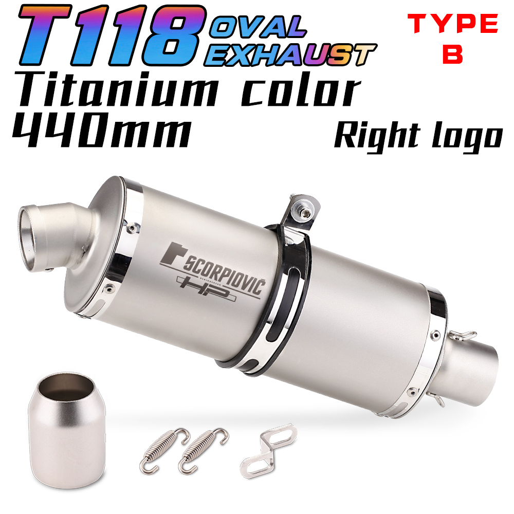Bộ giảm âm ống xả xe máy 51mm T118