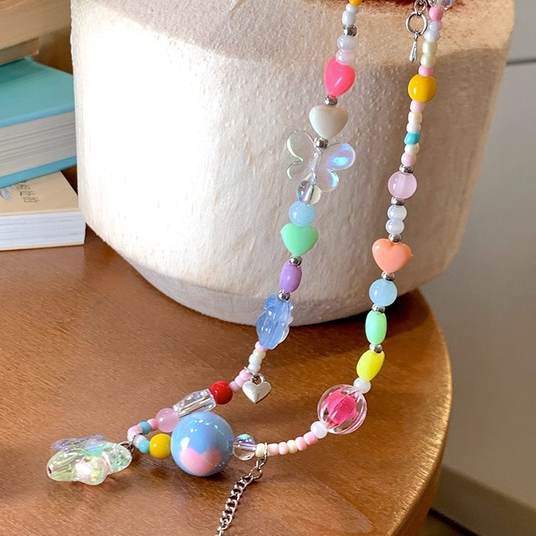 Vòng cổ dopamine Y2K Mặt Hình Hành Tinh Ngôi Sao Nhiều Màu Sắc Phong Cách Hàn Quốc Thời Trang Mùa Hè Cho Học Sinh