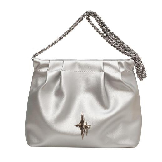 Túi Đeo Vai Y2K Màu Bạc Thời Trang Cho Nữ