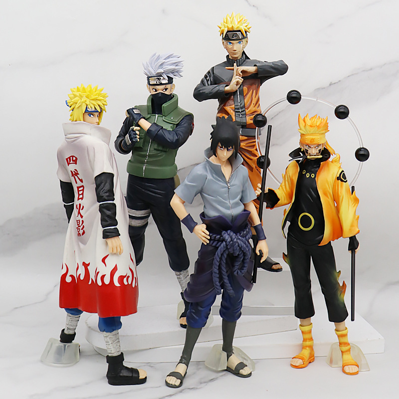 1 Mô Hình Nhân Vật Uchiha Sasuke Kakashi Namikaze Minato Rikudousennin Modo Trong Naruto