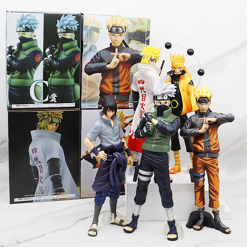 1 Mô Hình Nhân Vật Uchiha Sasuke Kakashi Namikaze Minato Rikudousennin Modo Trong Naruto