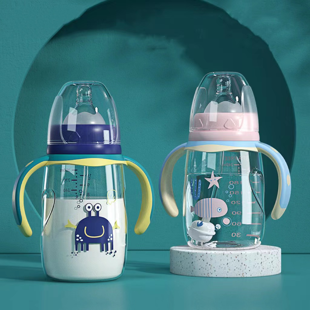 Bình Ăn Silicon Chống Tràn 180Ml/240Ml Tiện Lợi Cho Bé Ăn