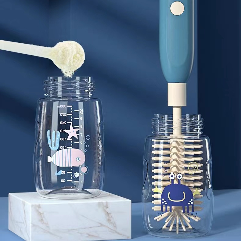 Bình Ăn Silicon Chống Tràn 180Ml/240Ml Tiện Lợi Cho Bé Ăn