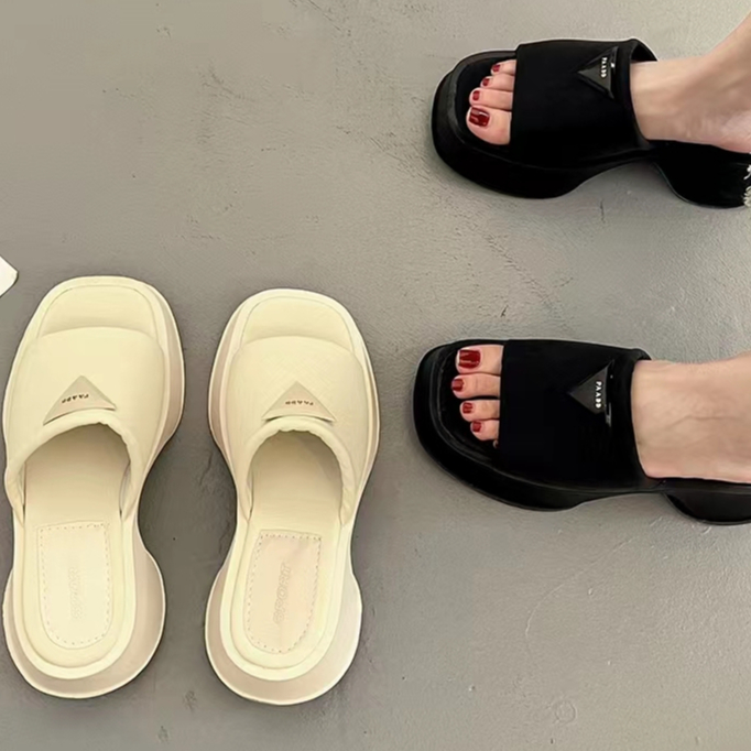 FEIJIANU dép sandal nữ giày nữ dép sandal nữ dép đế cao