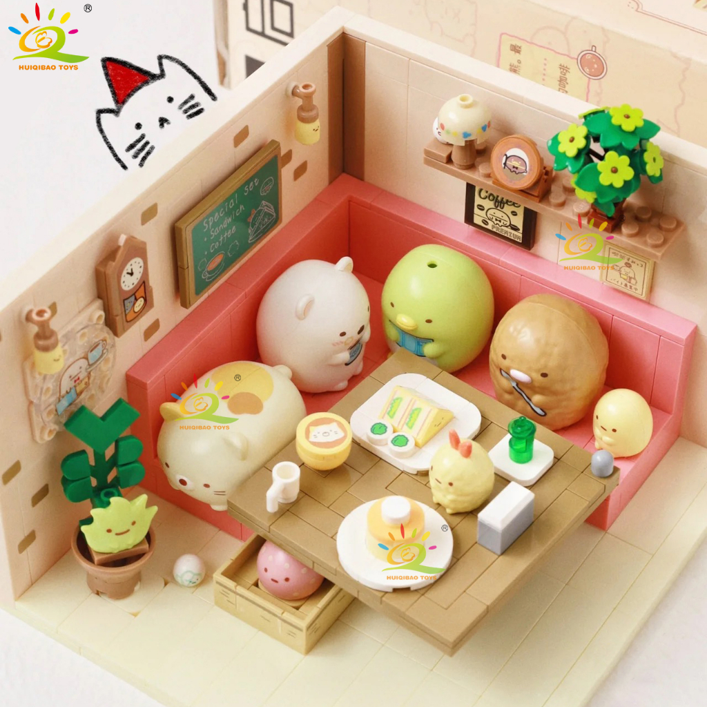 Bộ Đồ Chơi Lắp Ráp Bentoto Hình Tôm / Gấu Trắng Dễ Thương Cho Bé