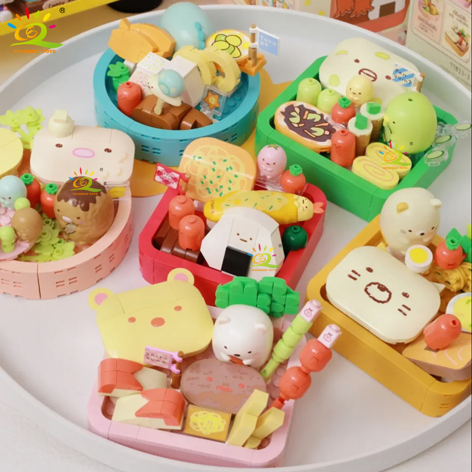 Bộ Đồ Chơi Lắp Ráp Bentoto Hình Tôm / Gấu Trắng Dễ Thương Cho Bé