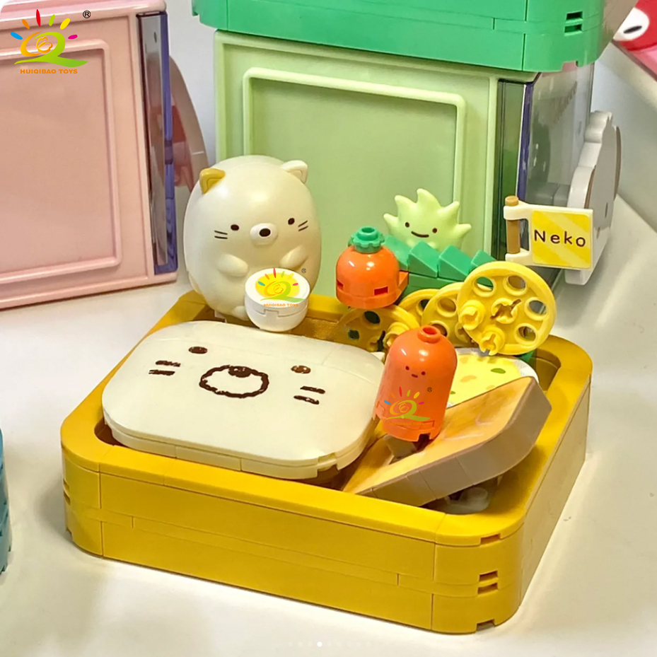 Bộ Đồ Chơi Lắp Ráp Bentoto Hình Tôm / Gấu Trắng Dễ Thương Cho Bé