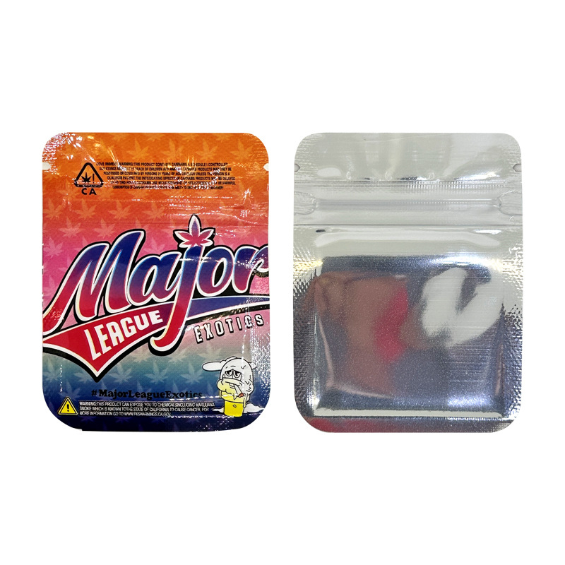 Set 100 Túi Đựng Kẹo 6 * 8 cm Có Khóa Zip Họa Tiết Hoạt Hình Dễ Thương