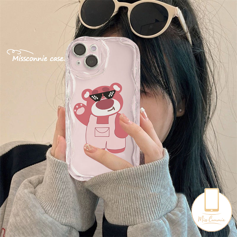 Ốp Điện Thoại Tpu Mềm Viền Cong Hình Doraemon / Dâu Tây 3D Cho IPhone 7 8 6s 6 Plus XR 11 13 12 14 Pro Max X XS Max SE 2020