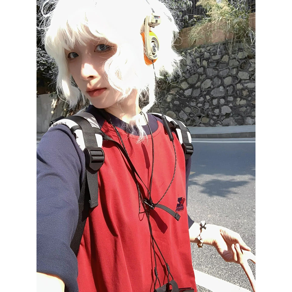 Áo Thun cotton Nguyên Chất Dáng Rộng Tay Ngắn Kiểu retro Mỹ