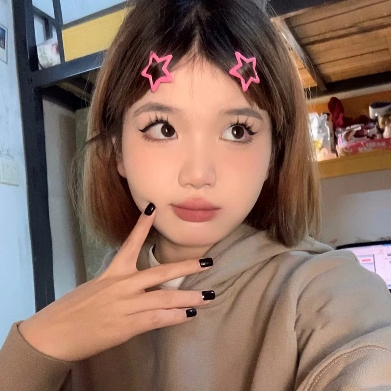 🌸🌸Kẹp Tóc Mái Hình Ngôi Sao Năm Cánh Phong Cách Công Chúa Cho Nữ