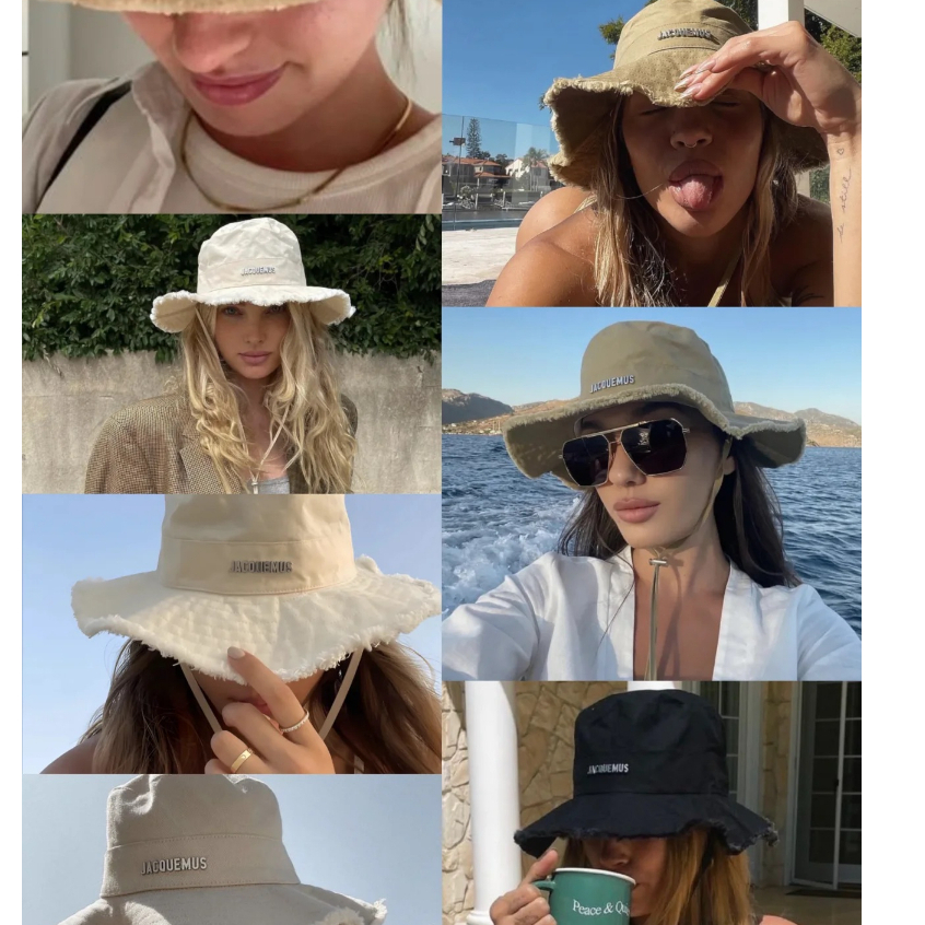 Jacque 2022 UNISEX SLING Mũ Ngư Dân Mới