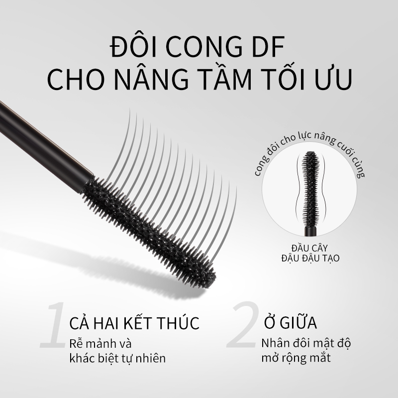 Mascara ZEESEA kháng nước lâu trôi 36h chống nhòe chuốt mi cong vút và dài hơn