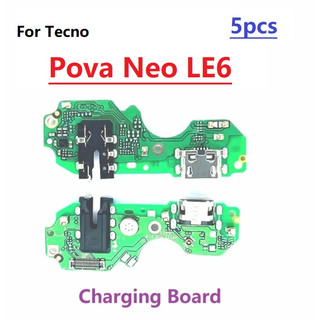 Mới sạc usb cổng sạc ban dock cắm ổ cắm jack mic kết nối cáp mềm cho tecno pova neo le6 bảng sạc