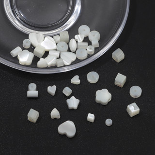 Chuỗi Hạt Vỏ Sò Trắng Tự Nhiên Hình Học Độc Đáo Dùng Làm Đồ Trang Sức diy