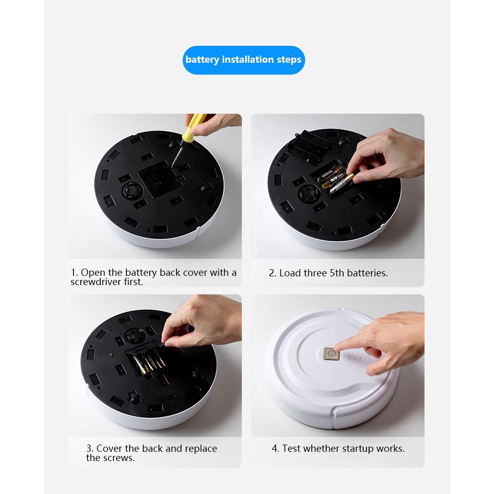 TAIDU Robot quét nhà thông minh Máy lau nhà mini Máy hút bụi Lau sàn