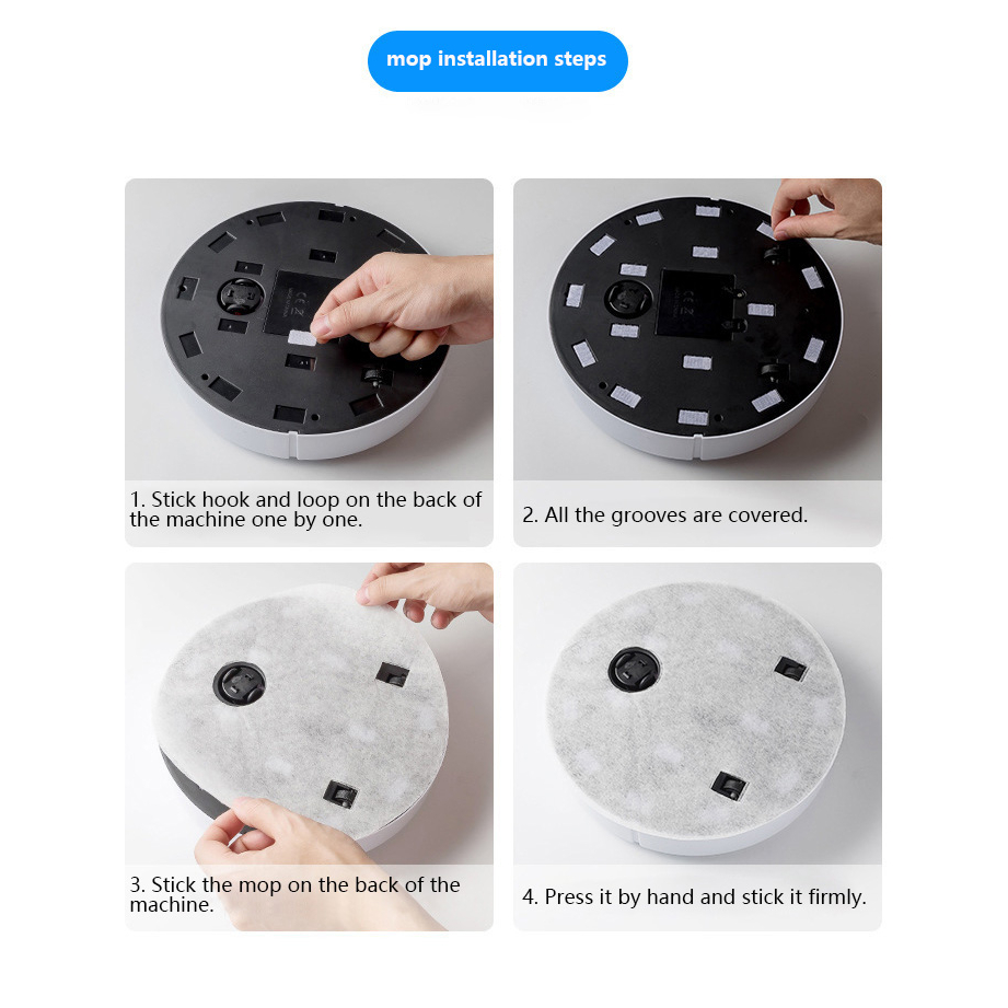 TAIDU Robot quét nhà thông minh Máy lau nhà mini Máy hút bụi Lau sàn