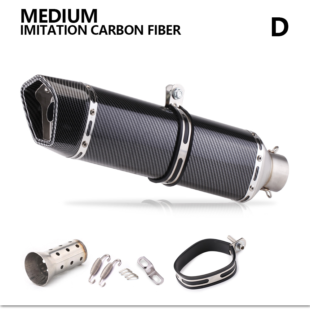 Ống Pô Sợi Cao Cấp Cho Xe Mô Tô CB400 250SR Ninja 400 R3 SC 380mm
