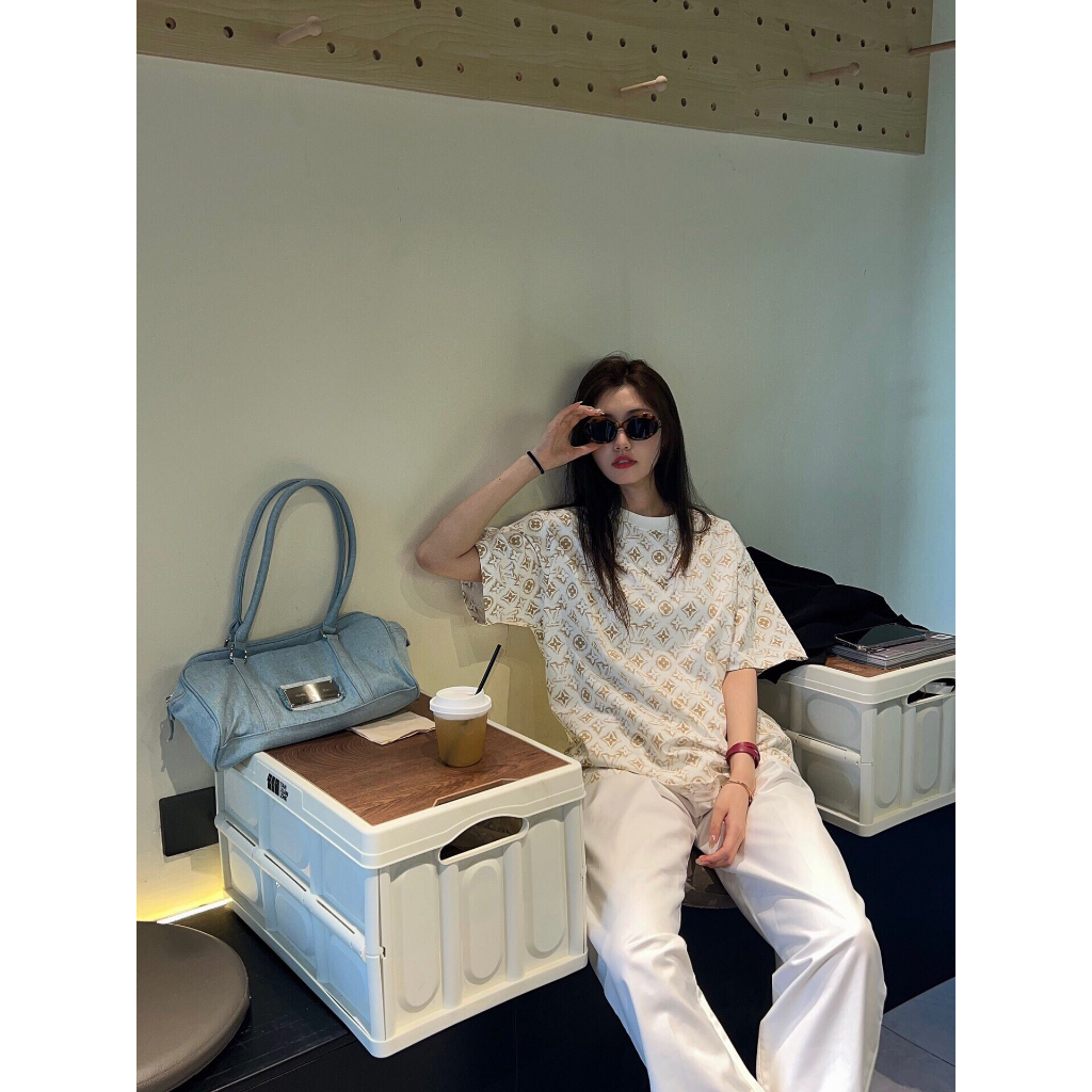 Áo Thun Tay Ngắn Chất Liệu Cotton In Họa Tiết Phong Cách Hip Hop Thời Trang 2023 GGLLV + A NEW Cho Nam Và Nữ 11