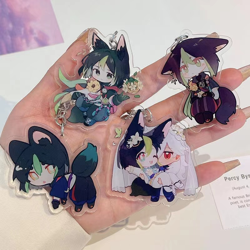 Móc Khóa Acrylic Hình Game Genshin Va Chạm Tighnari