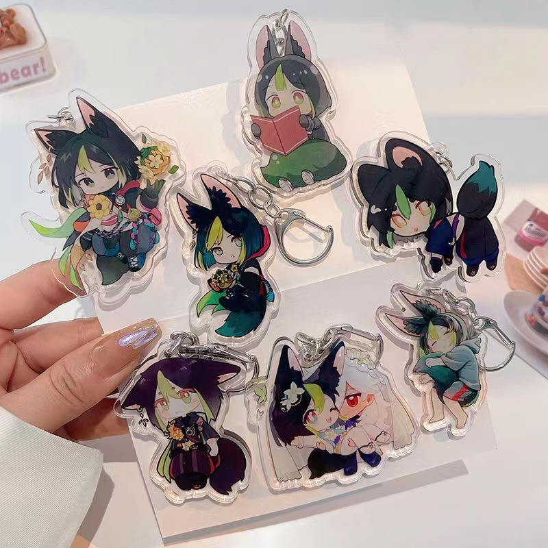 Móc Khóa Acrylic Hình Game Genshin Va Chạm Tighnari