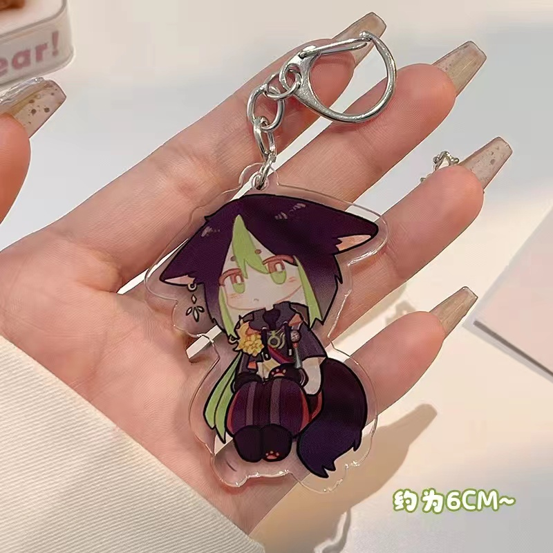 Móc Khóa Acrylic Hình Game Genshin Va Chạm Tighnari