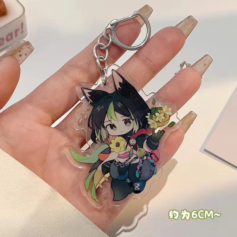 Móc Khóa Acrylic Hình Game Genshin Va Chạm Tighnari