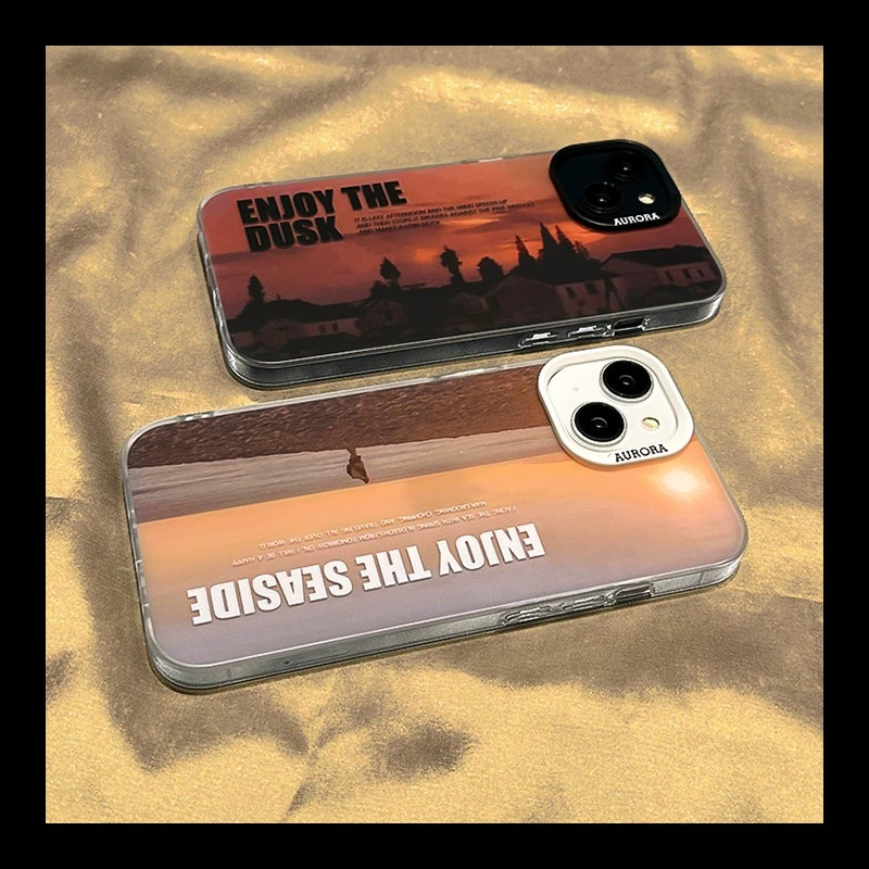 Ốp Điện Thoại Cứng Viền Màu Độc Đáo Thời Trang Cho compatible for iPhone 12 13 14 pro max