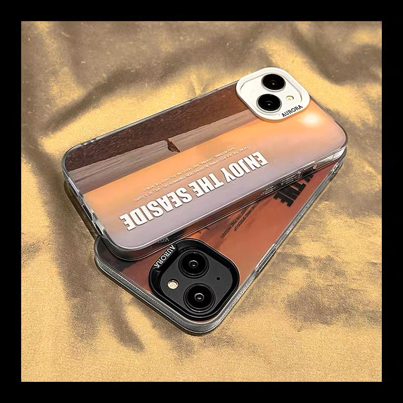 Ốp Điện Thoại Cứng Viền Màu Độc Đáo Thời Trang Cho compatible for iPhone 12 13 14 pro max