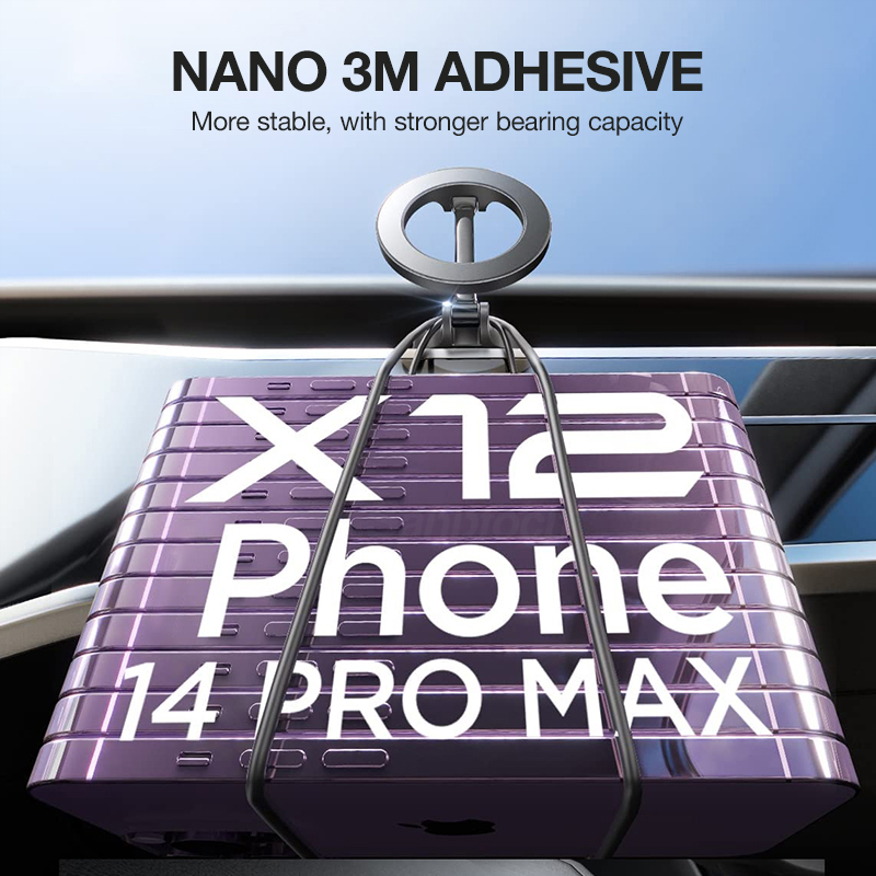 Giá Đỡ Điện Thoại Nam Châm Gắn Xe Hơi Cho iPhone 14 13 12 Pro Max