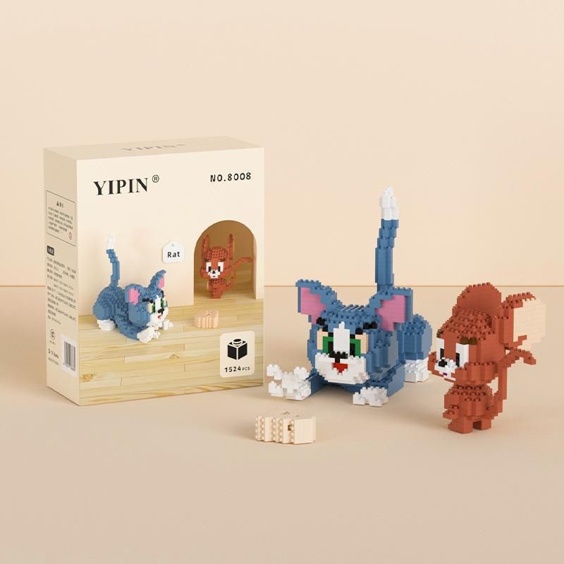 Bộ Đồ Chơi Lắp Ráp Mô Hình Tom Và Jerry Độc Đáo Thú Vị Dành Cho Bé
