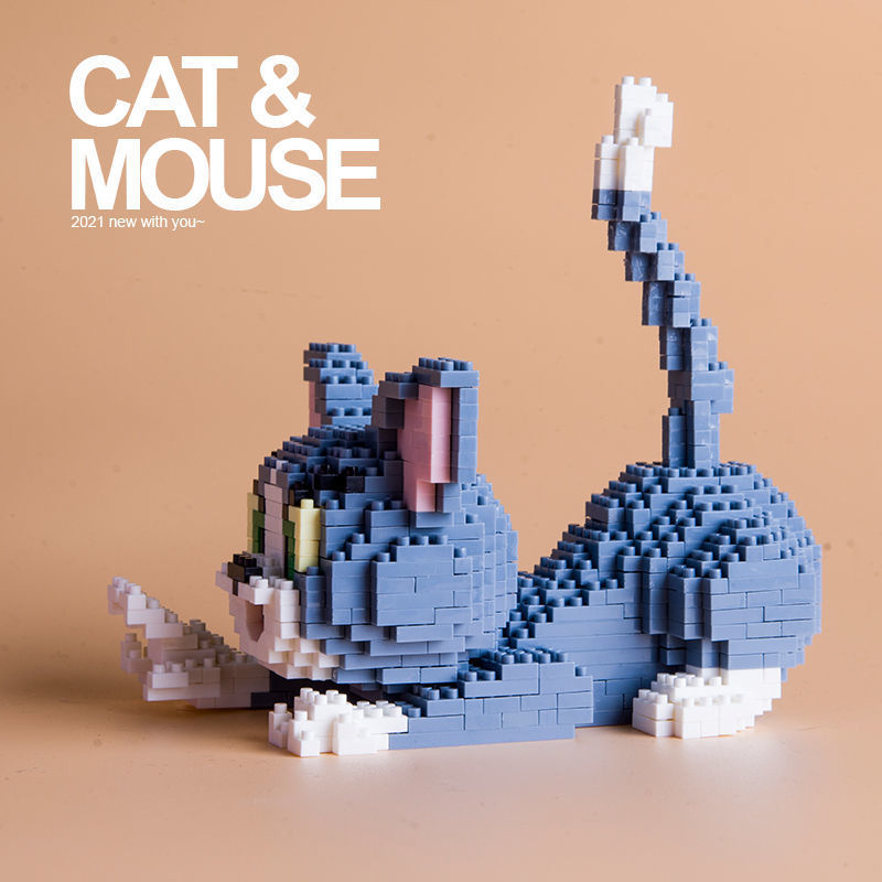 Bộ Đồ Chơi Lắp Ráp Mô Hình Tom Và Jerry Độc Đáo Thú Vị Dành Cho Bé