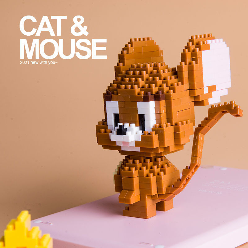 Bộ Đồ Chơi Lắp Ráp Mô Hình Tom Và Jerry Độc Đáo Thú Vị Dành Cho Bé