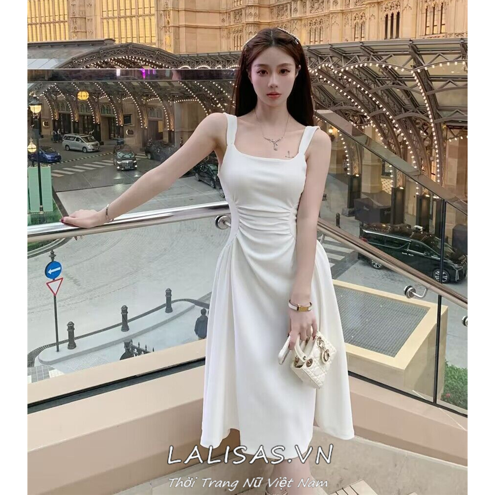 Đầm Dài Không Tay Dáng Ôm Phong Cách Pháp Thời Trang Cho Nữ