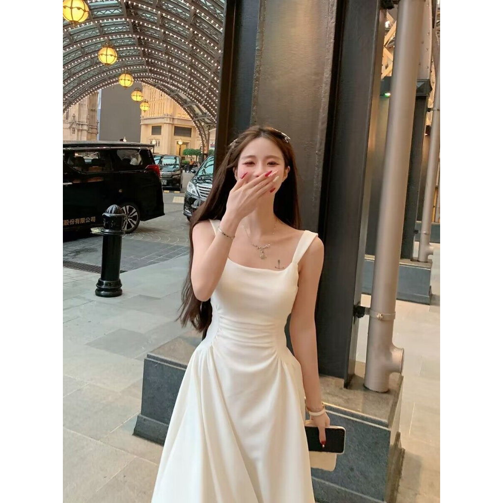 Đầm Dài Không Tay Dáng Ôm Phong Cách Pháp Thời Trang Cho Nữ