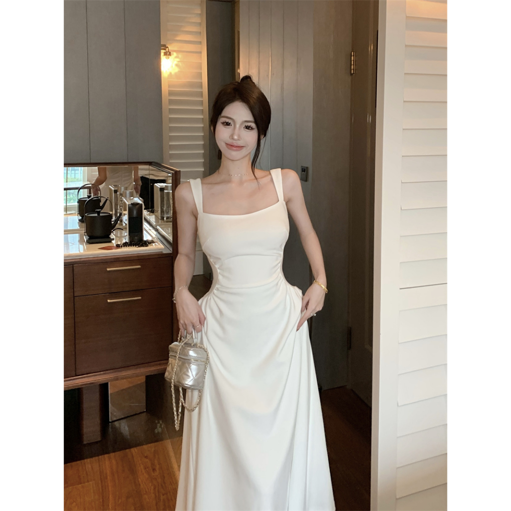 Đầm Dài Không Tay Dáng Ôm Phong Cách Pháp Thời Trang Cho Nữ