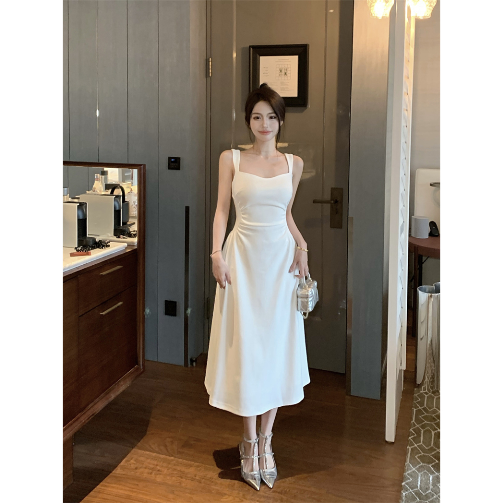 Đầm Dài Không Tay Dáng Ôm Phong Cách Pháp Thời Trang Cho Nữ